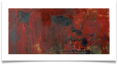  Red Emerges :: Oil on Canvas :: 30" x 15" :: £ 1,040