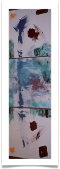 Triptych :: Oil on 3 Canvasses :: 45" x 18" :: £ 1,565